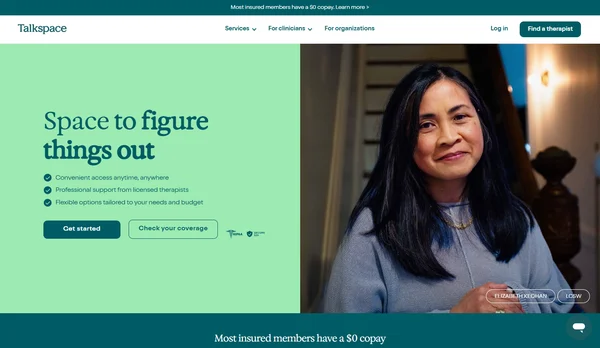 Talkspace Online Therapy Platform