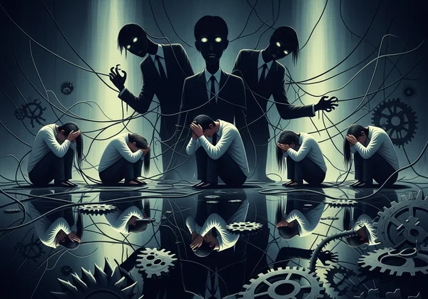 Toxic workplace dynamics and manipulation.