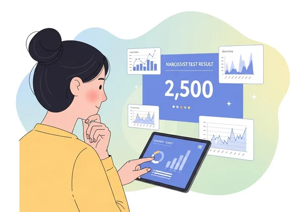 Person reflecting on NPI test results for growth